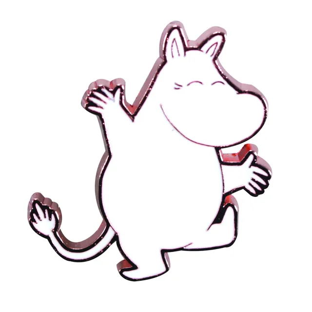 Moomin Troll pin's émail blanc