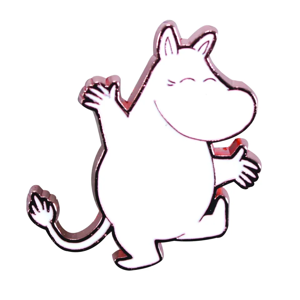Moomin Troll pin's émail blanc