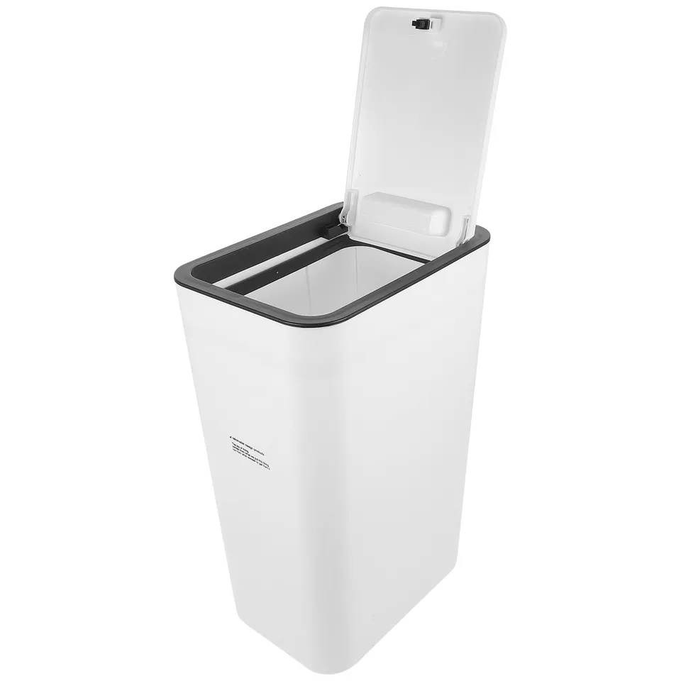 Alipis petite poubelle plastique étroite couvercle pression