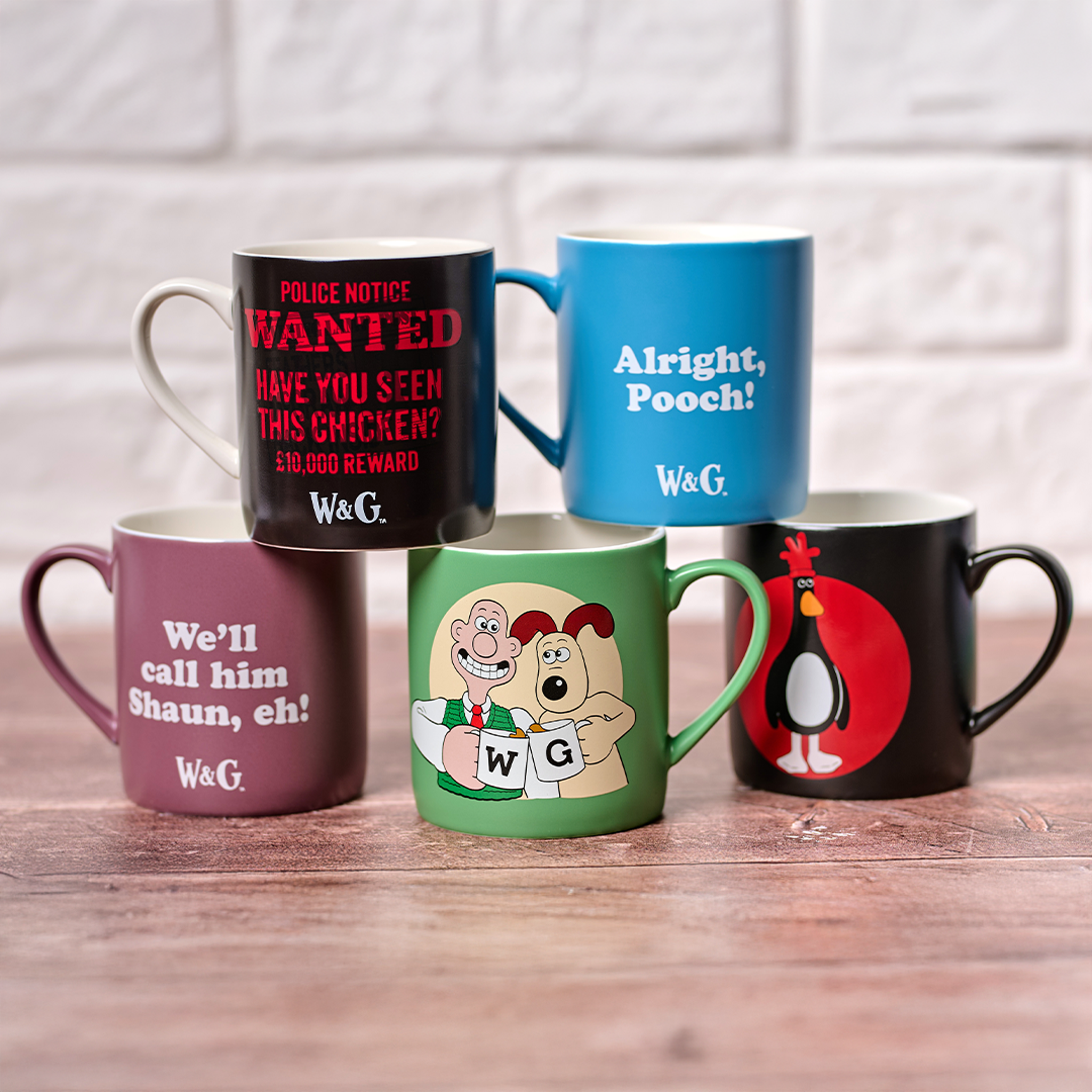 Wallace & Gromit mug Wallace 37 cl vert céramique