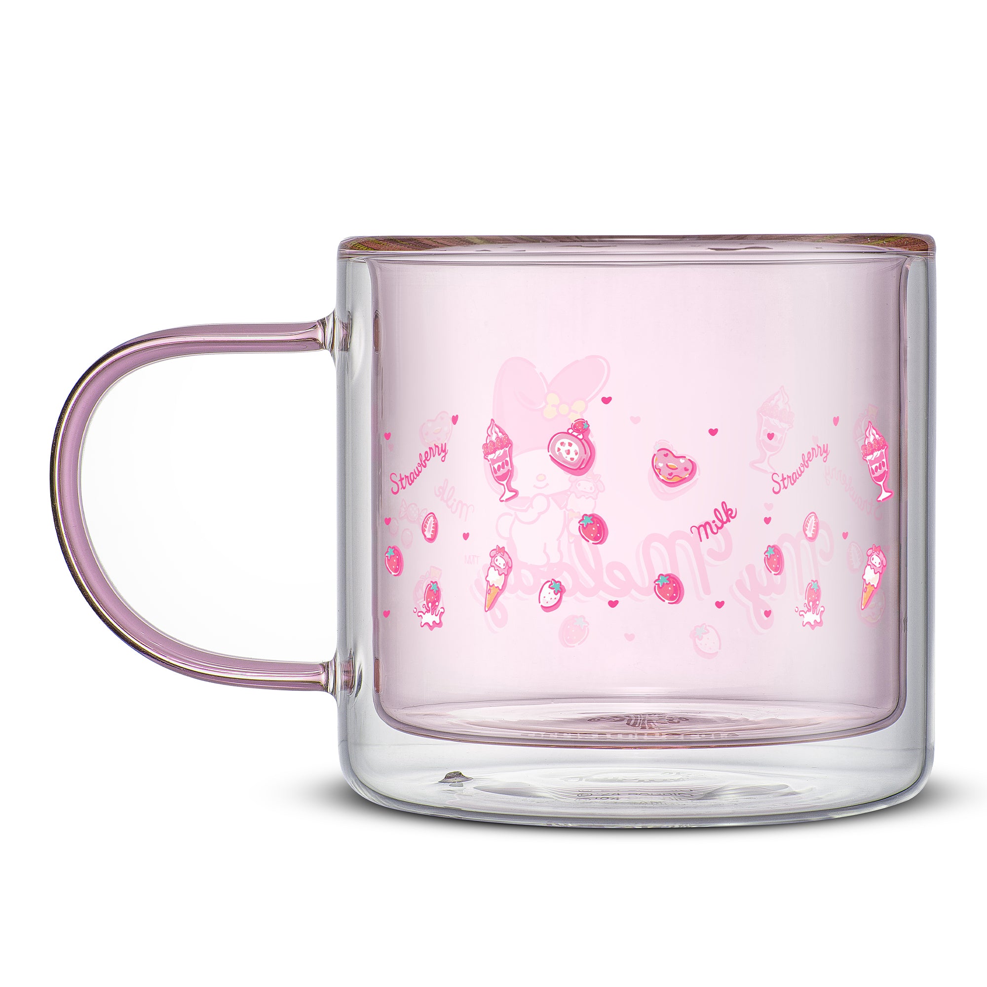 JoyJolt My Melody Mug Verre Double Paroi 40 cl