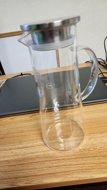 JoyJolt Breeze pichet verre 136 cl inox filtrant