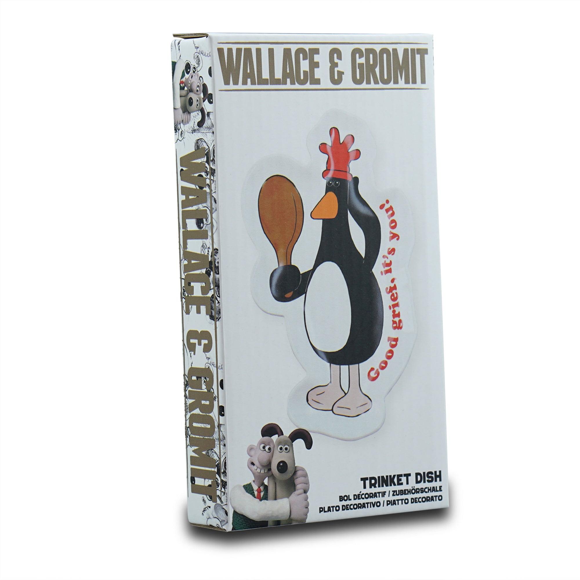 Wallace & Gromit Feathers vide-poche céramique 18 cm