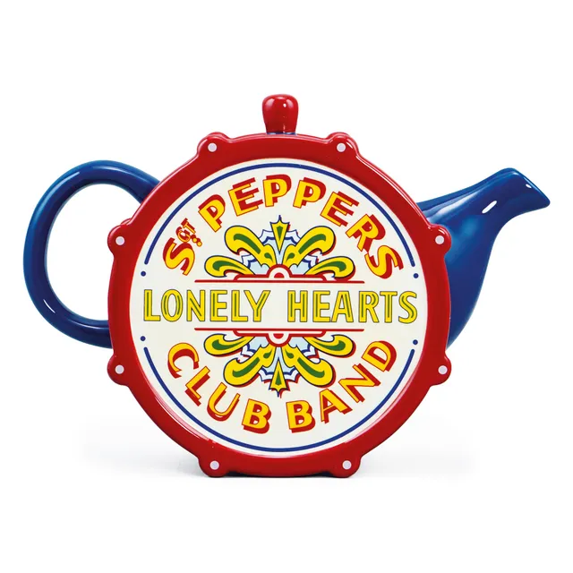 The Beatles Sgt. Pepper théière céramique tambour