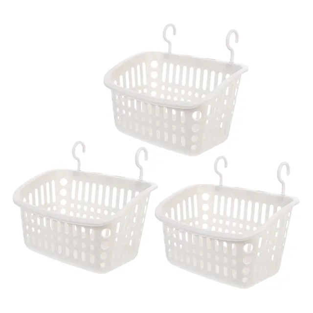 Alipis panier suspendu salle de bain plastique lot de 3