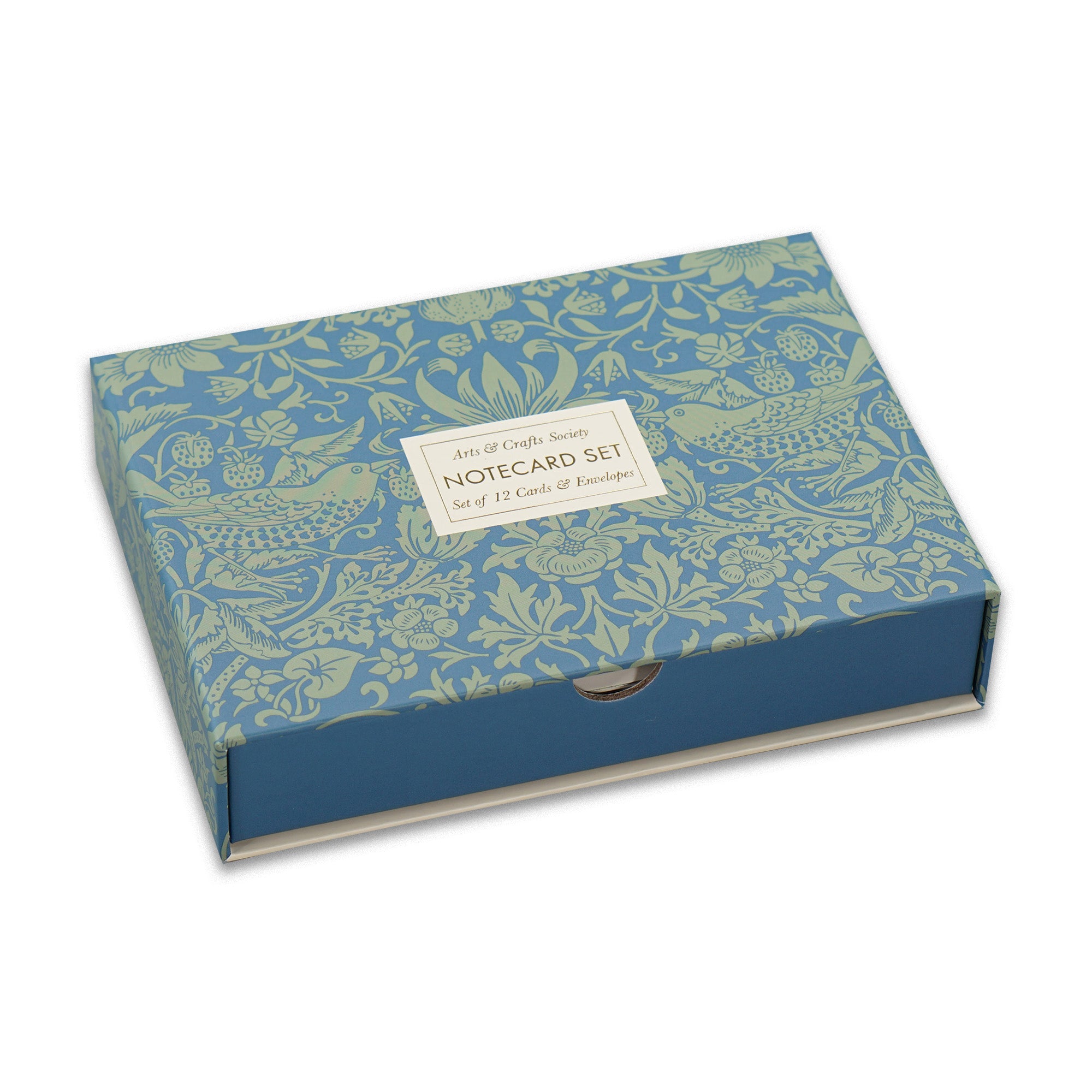 HMB Arts & Crafts coffret 12 cartes vert sauge