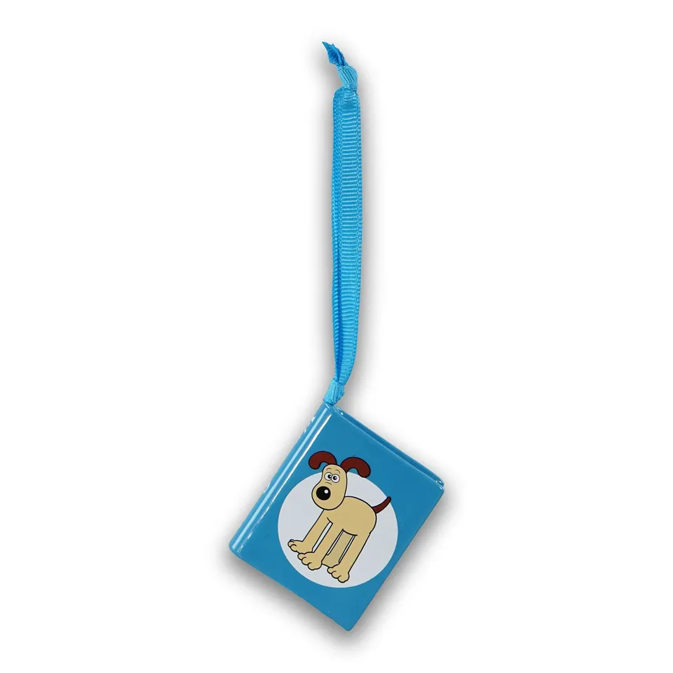 Wallace & Gromit Gromit décoration à suspendre bleue 5 cm