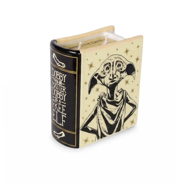 Harry Potter Dobby bougie livre céramique citron basilic