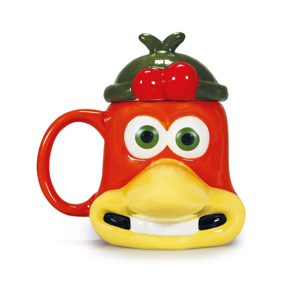 Chicken Run Ginger mug à couvercle 30 cl orange