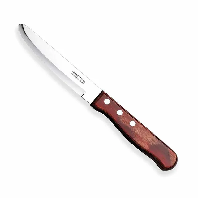 Artis Jumbo Polywood couteau steak bout rond rouge