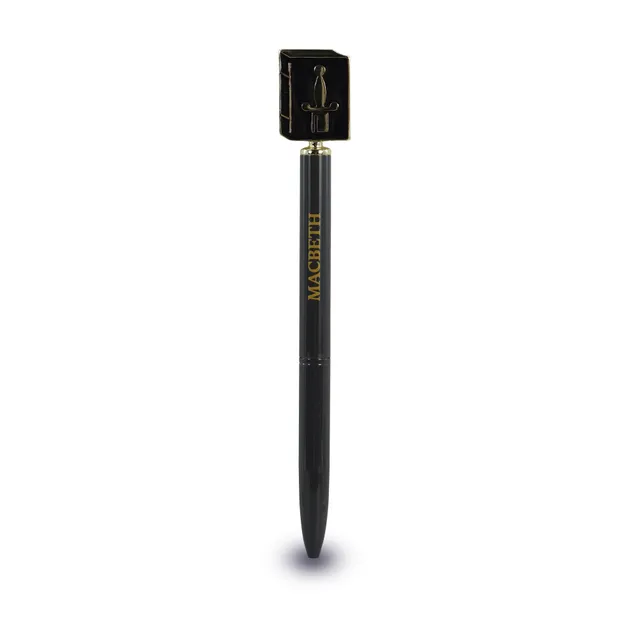 HMB Shakespeare Macbeth stylo métal noir 2D