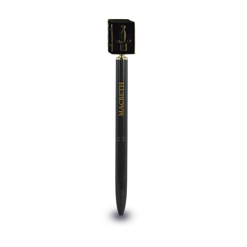 HMB Shakespeare Macbeth stylo métal noir 2D