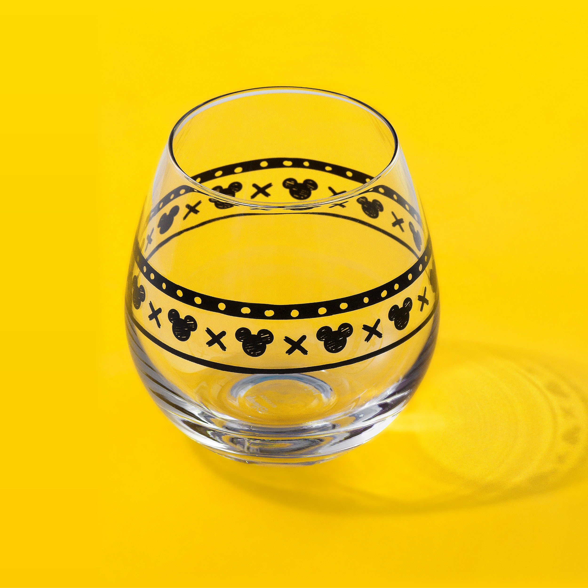 JoyJolt Geo Picnic verres vin sans pied Mickey 4x44 cl blanc
