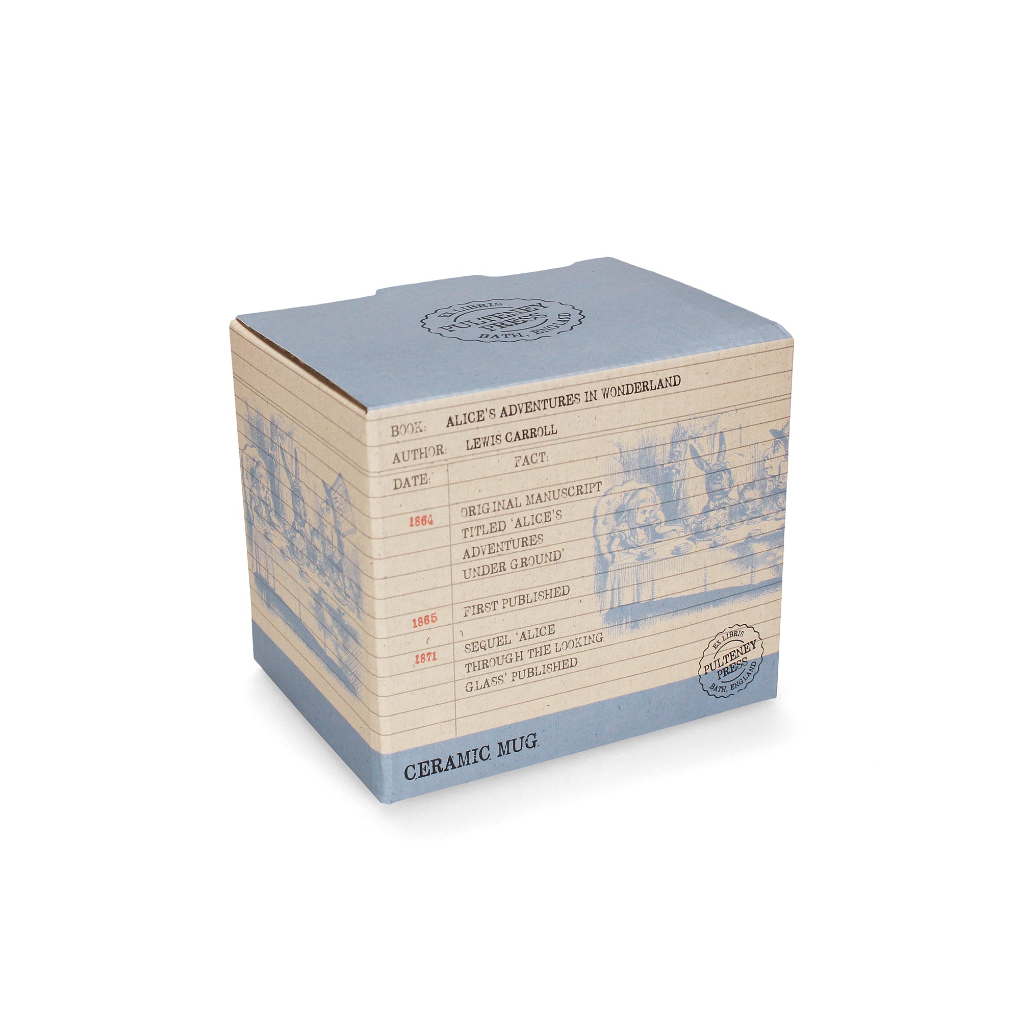 Alice Pulteney Press Classic mug céramique 310ml bleu
