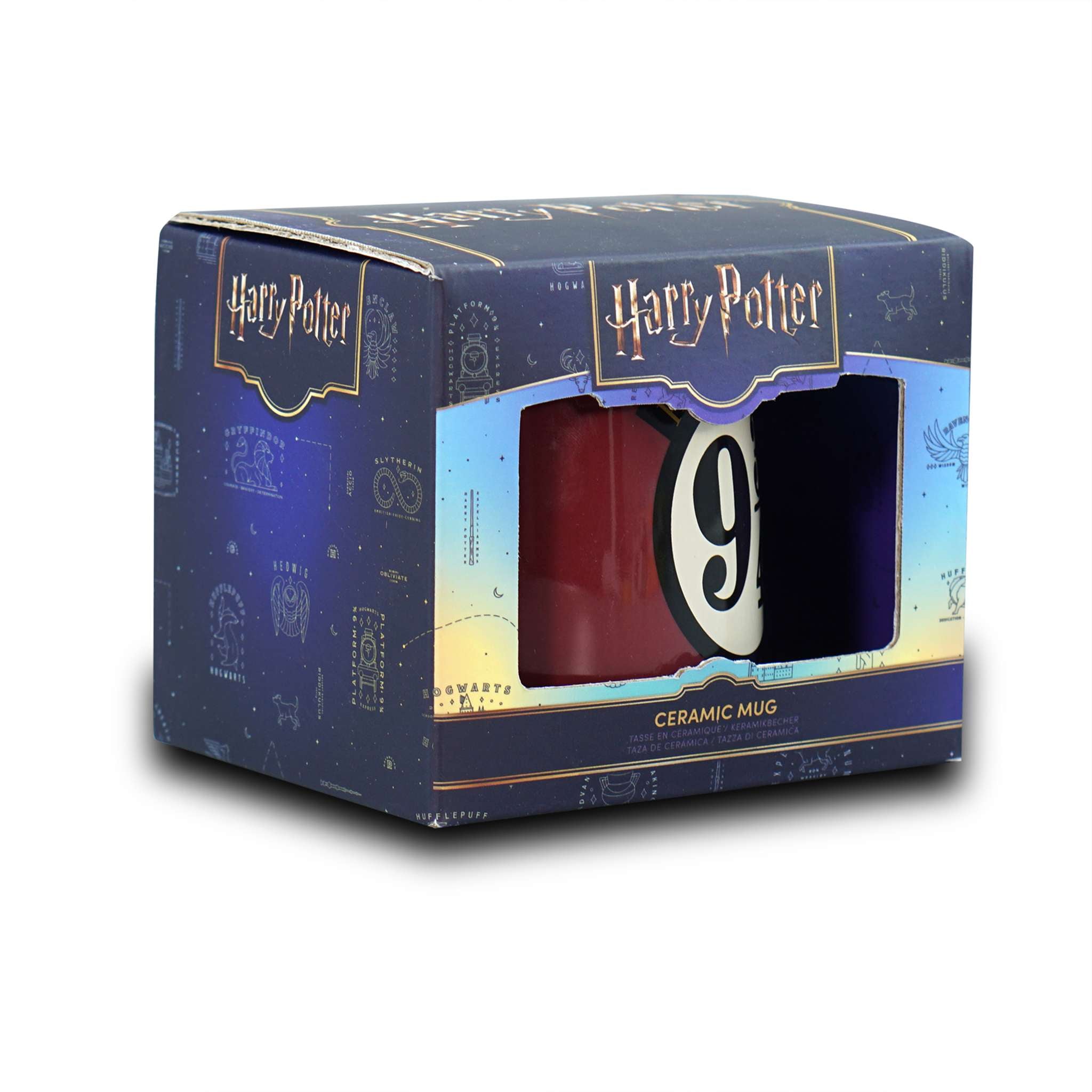 Harry Potter Voie 9 3/4 mug rouge 37 cl coffret