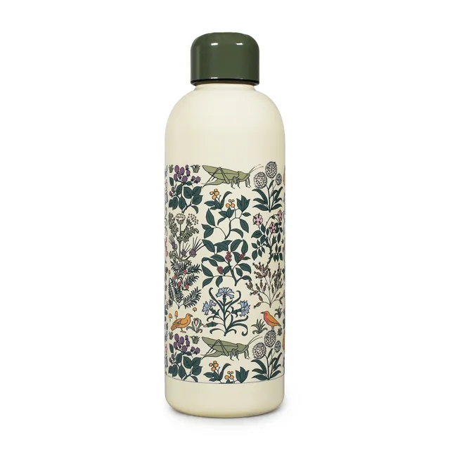 Arts & Crafts Apothecary's Garden gourde inox 50 cl verte