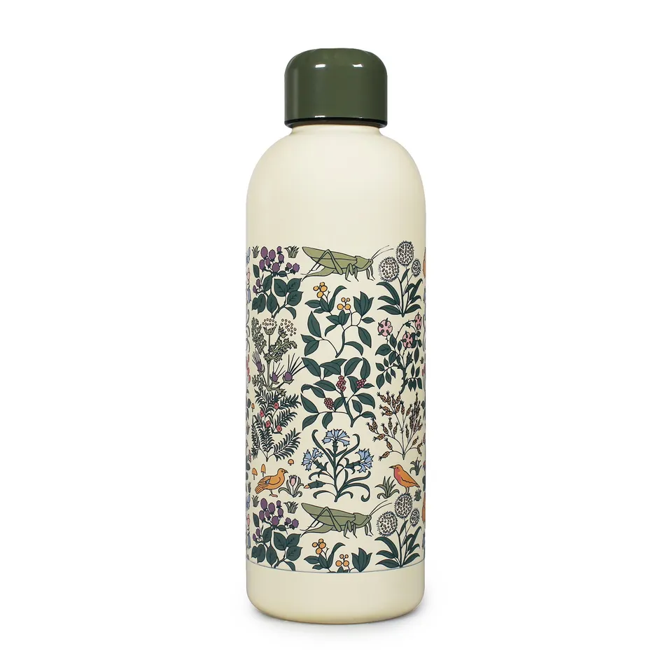 Arts & Crafts Apothecary's Garden gourde inox 50 cl verte