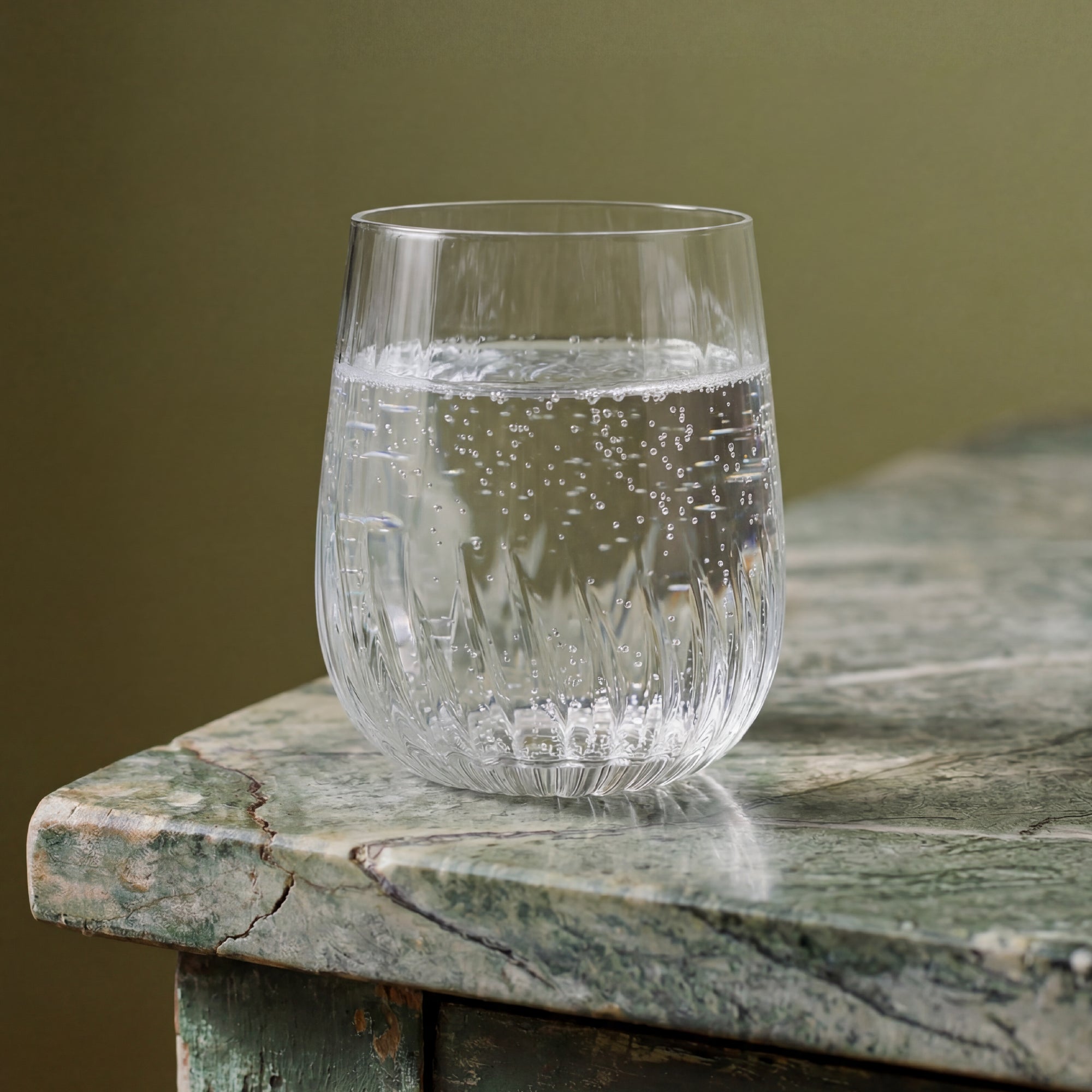 JoyJolt Flow Optic Swirl verres courts 38 cl lot de 4