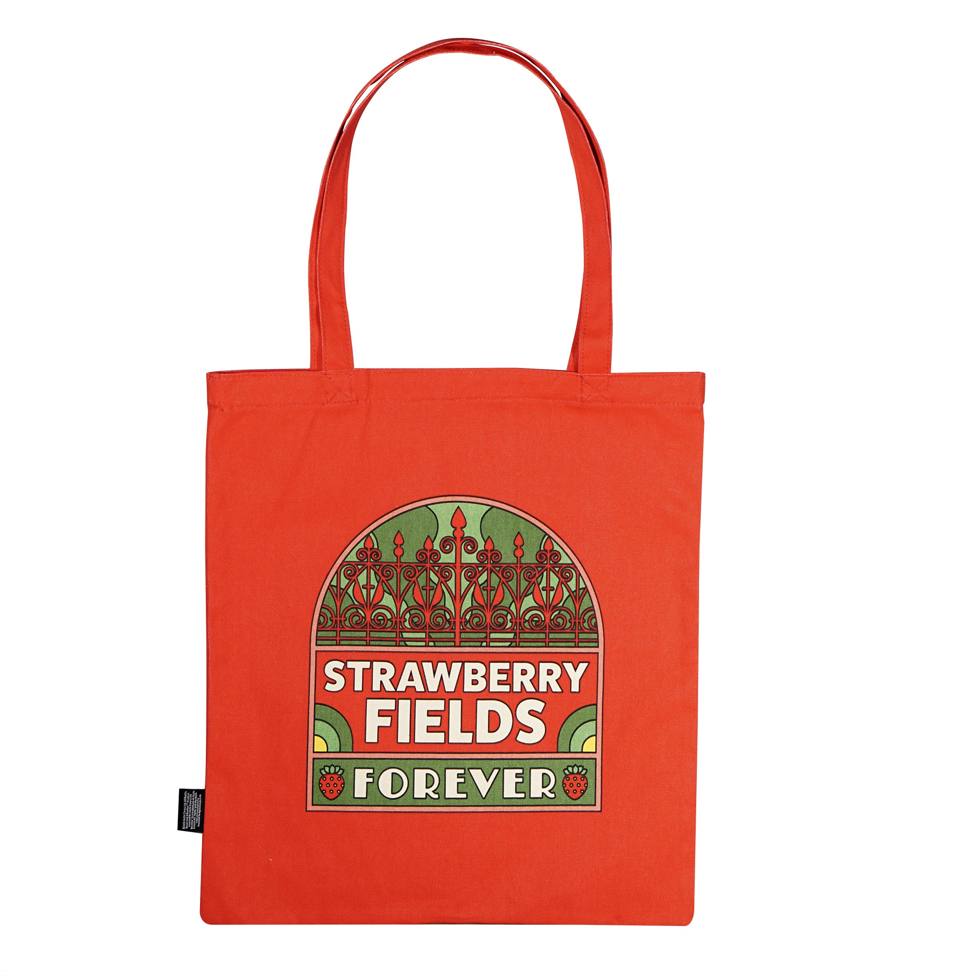HMB Beatles Strawberry Fields SHPRBTS06 tote bag rouge