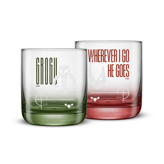 JoyJolt Grogu lot 2 verres à eau 29 cl Star Wars