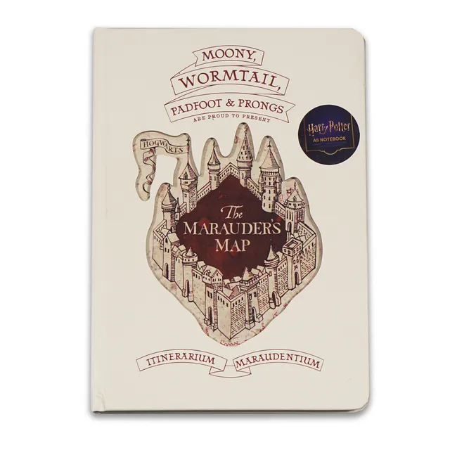 HMB Harry Potter Maraudeur carnet A5 découpe