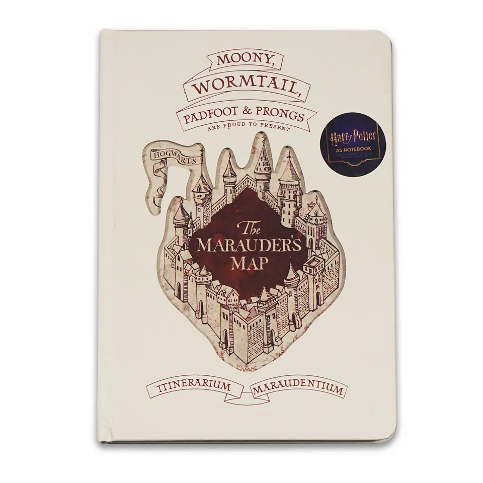 HMB Harry Potter Maraudeur carnet A5 découpe