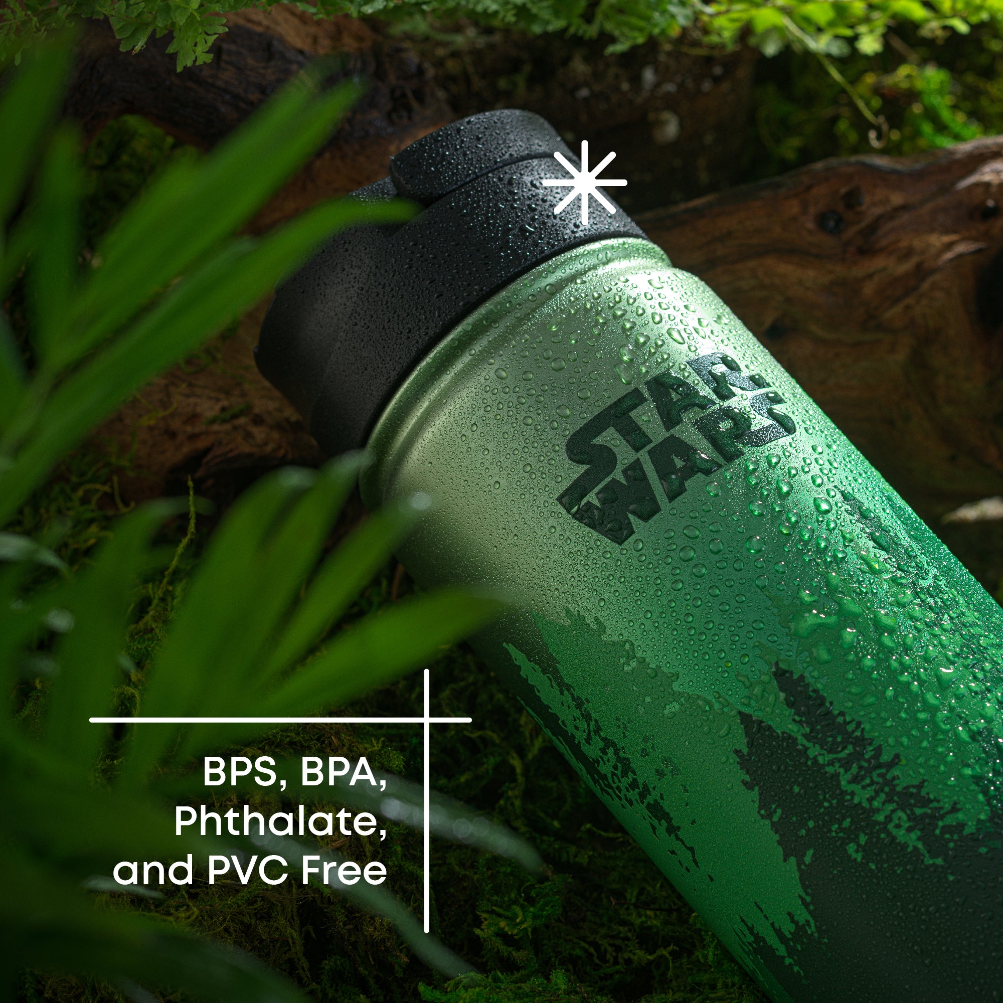 JoyJolt Star Wars Endor gourde isotherme inox 65 cl paille