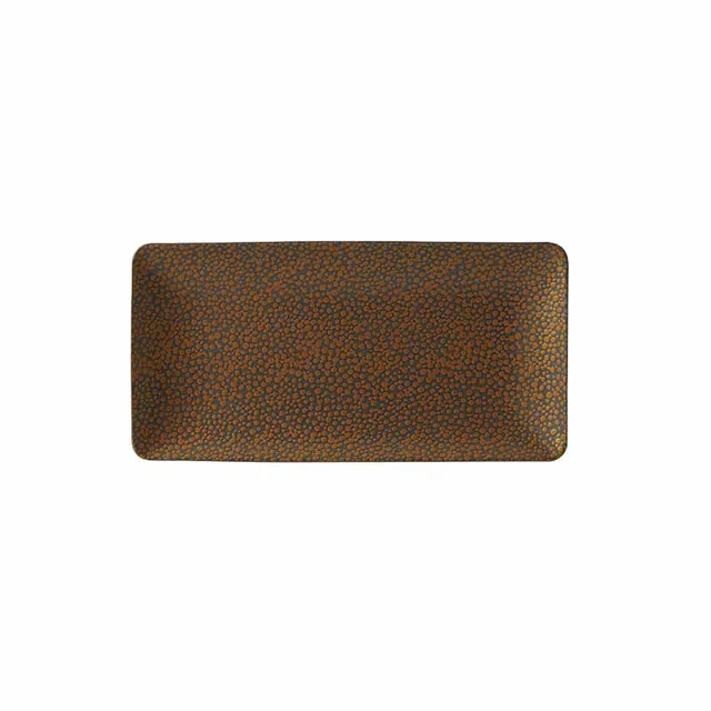 Artis Purity Pearls Gold assiette rectangulaire 17,8 cm