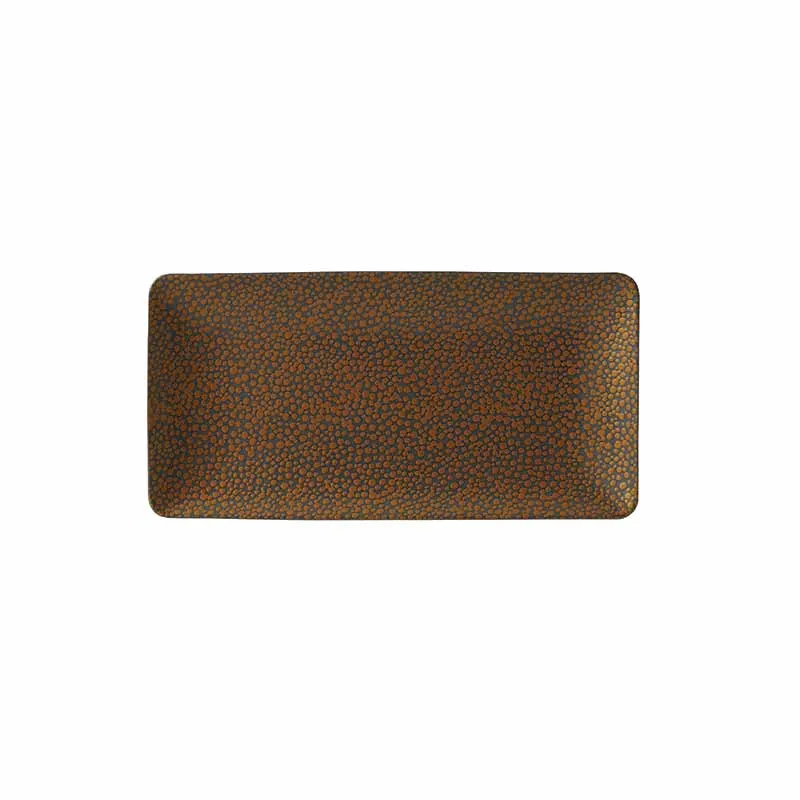 Artis Purity Pearls Gold assiette rectangulaire 17,8 cm