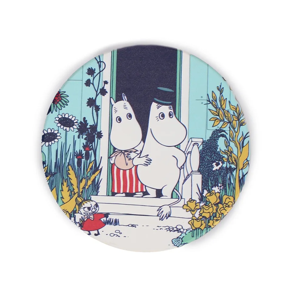 Moomin Riviera dessous de verre céramique bleu