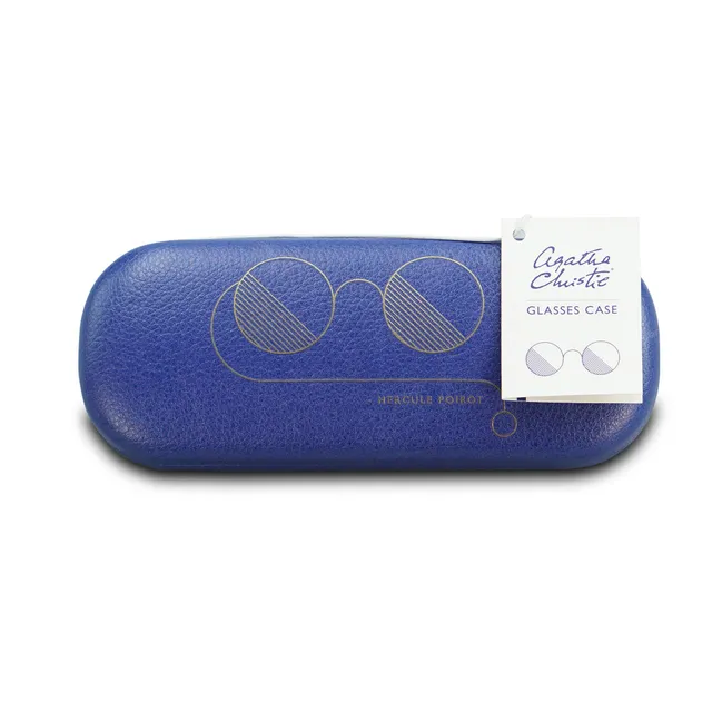 Agatha Christie Mon Ami étui lunettes rigide bleu