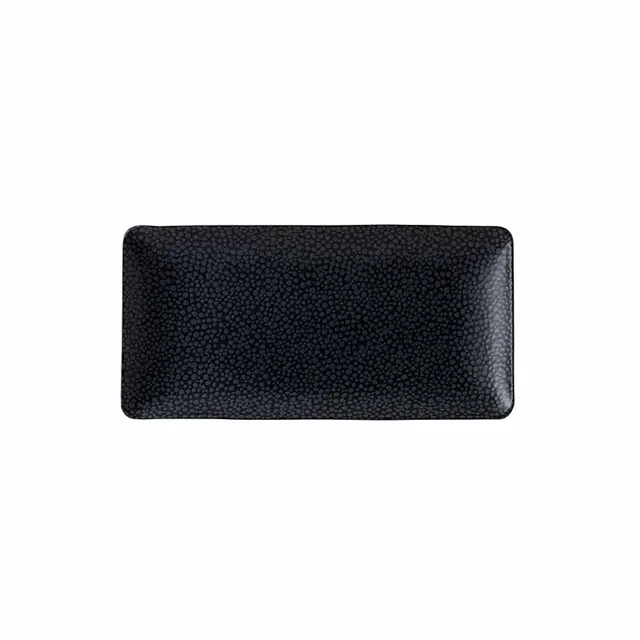 Artis Purity Pearls Dark assiette rectangulaire 17,8 cm