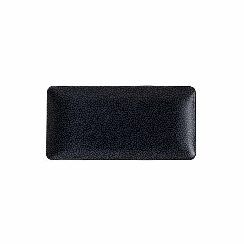 Artis Purity Pearls Dark assiette rectangulaire 17,8 cm