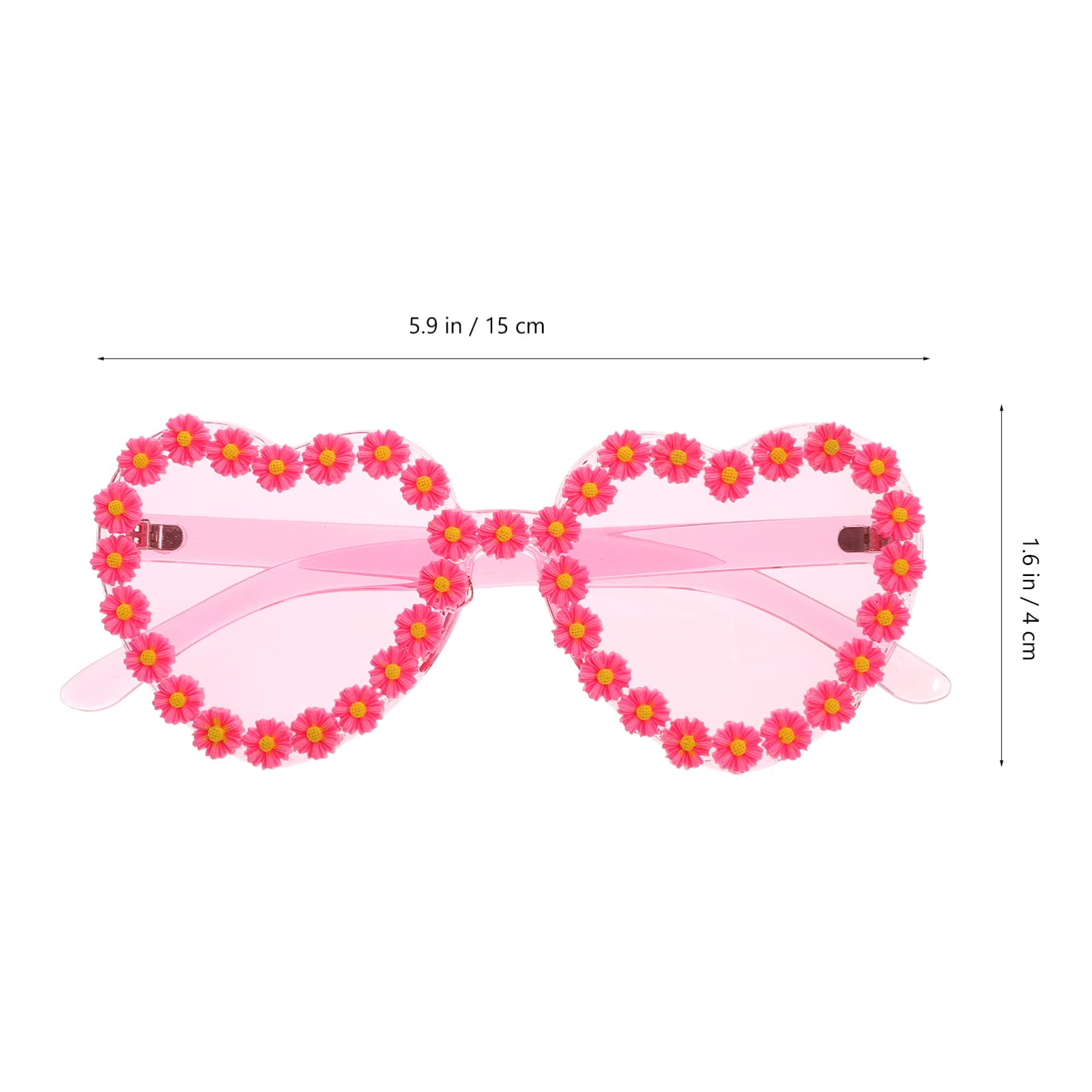 Alipis lunettes soleil fleur fille marguerite rose