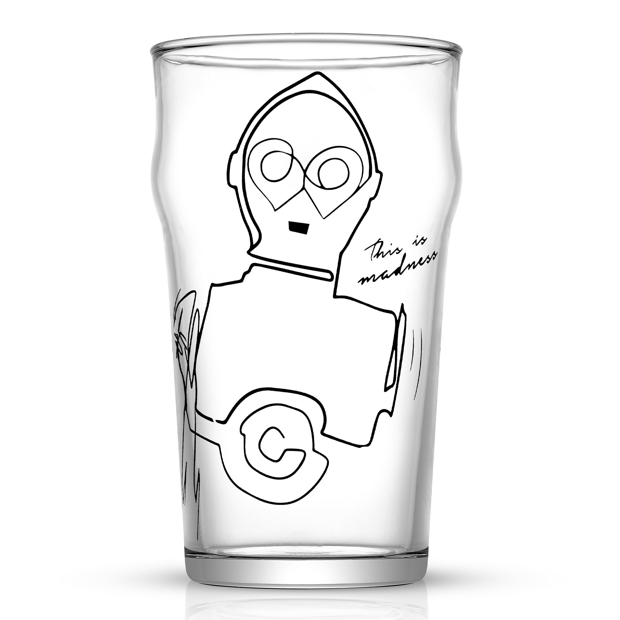 JoyJolt Star Wars verres lot de 4 55 cl noir