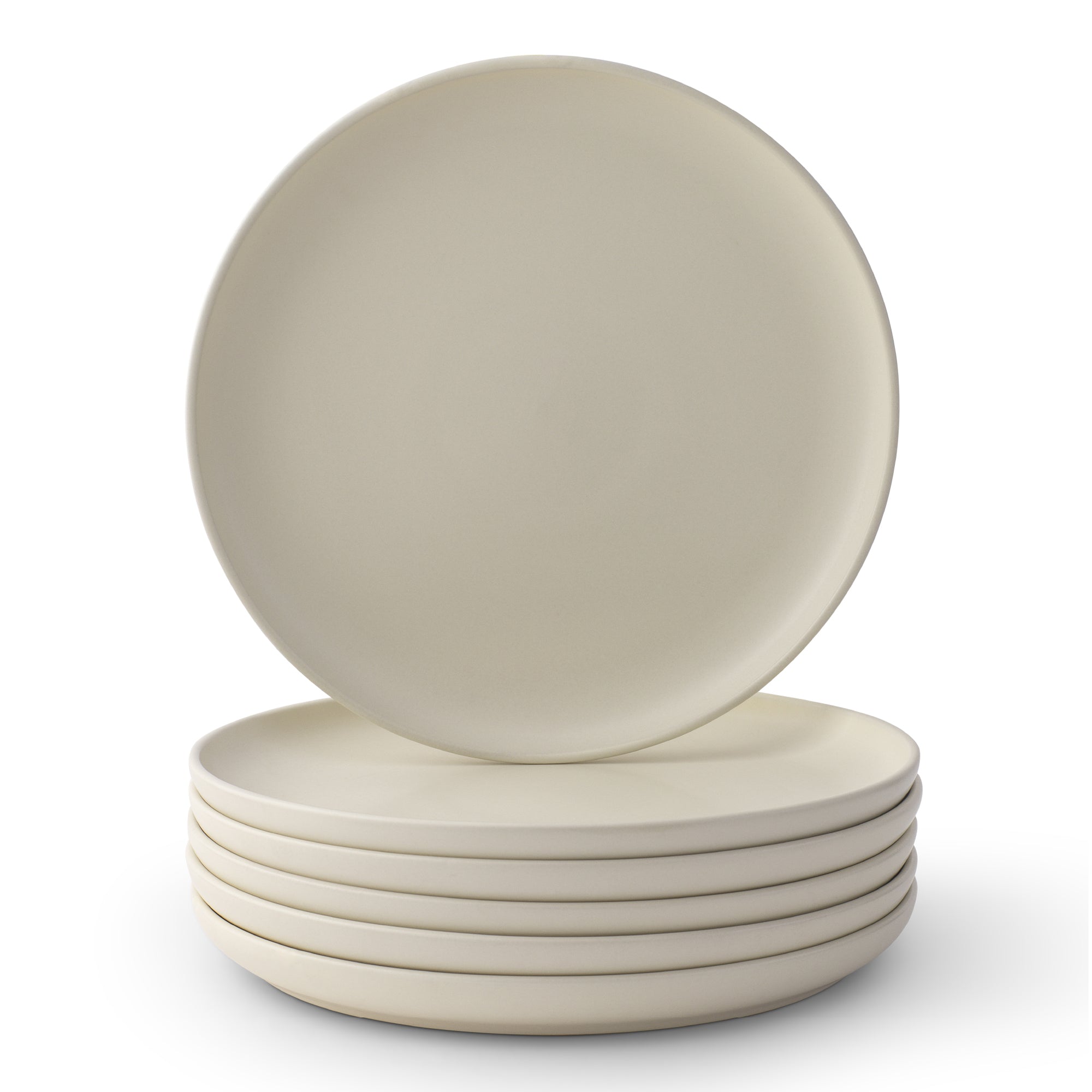 JoyJolt Mesa assiettes plates lot de 6 grès mat 26,7 cm