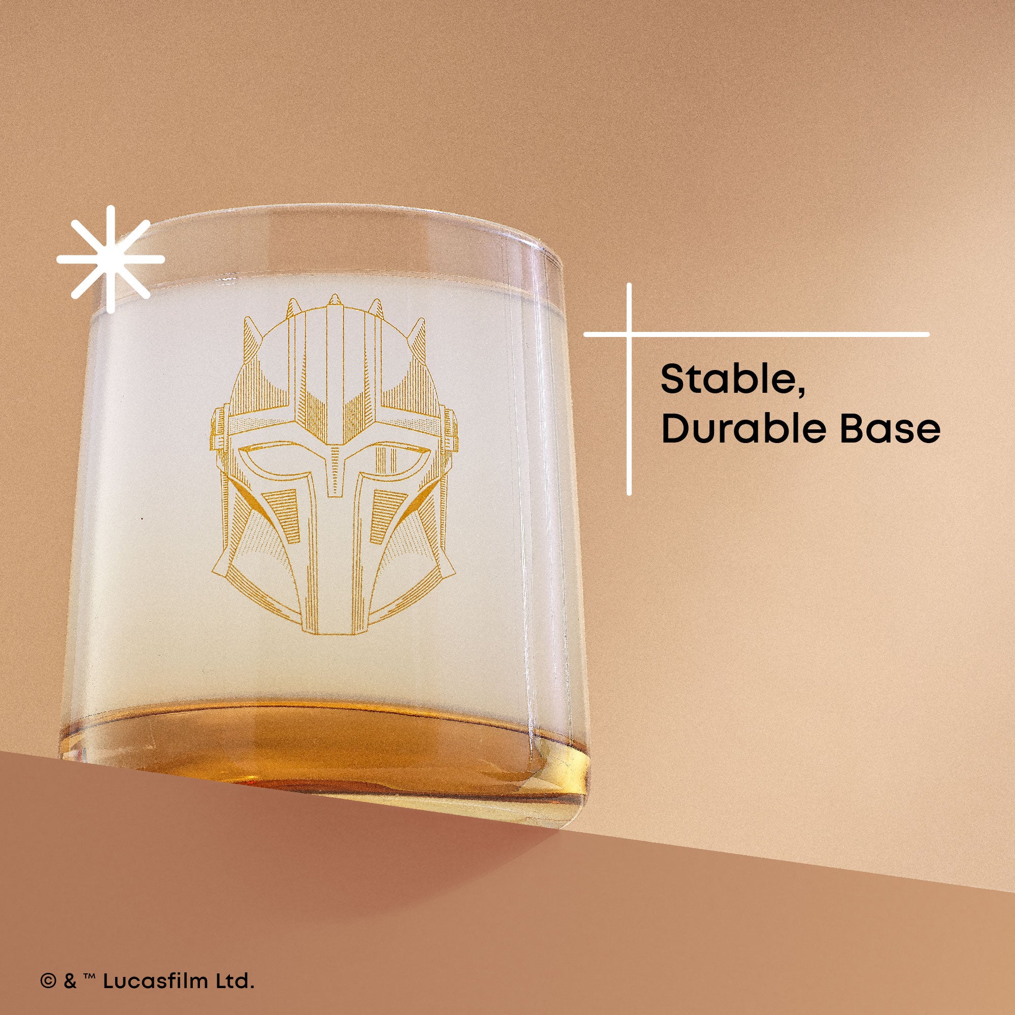 Star Wars Mandalorian verre à whisky 30 cl lot de 4 casques