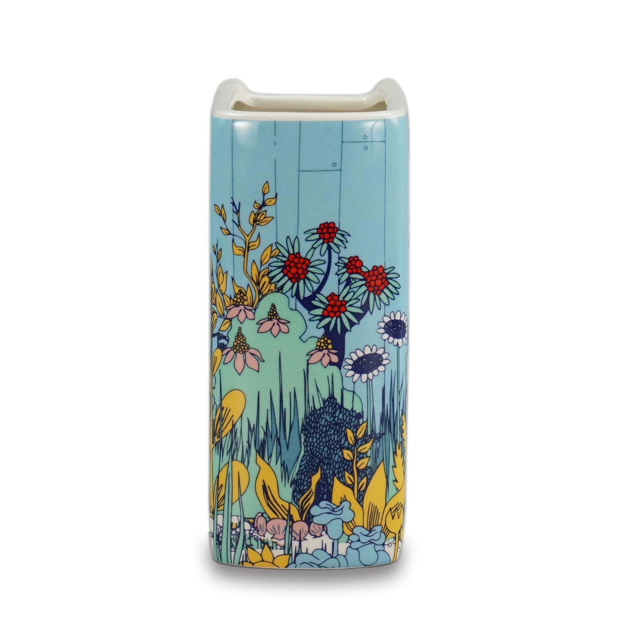 Moomin Riviera vase livre céramique 14 cm bleu