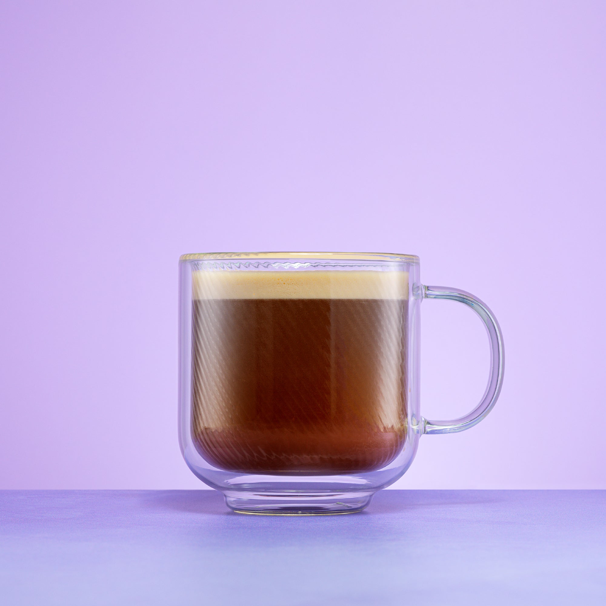 JoyJolt Harbor Swirl mug verre double paroi 44 cl x4