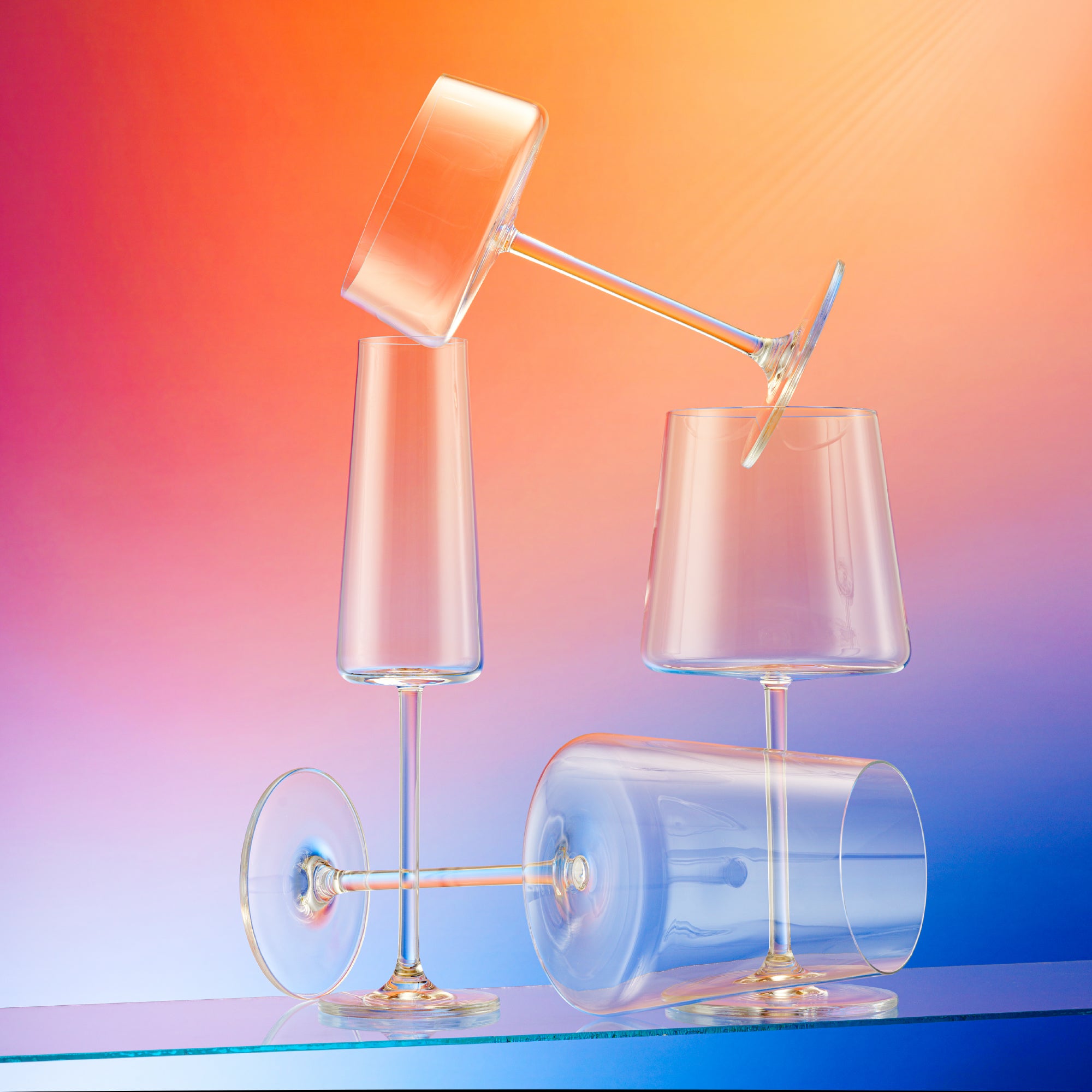 JoyJolt Aura verres coupe cocktail 28 cl lot 4