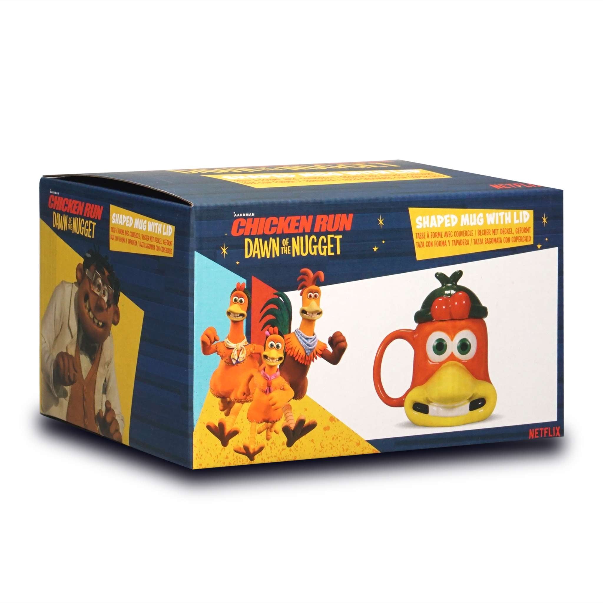 Chicken Run Ginger mug à couvercle 30 cl orange