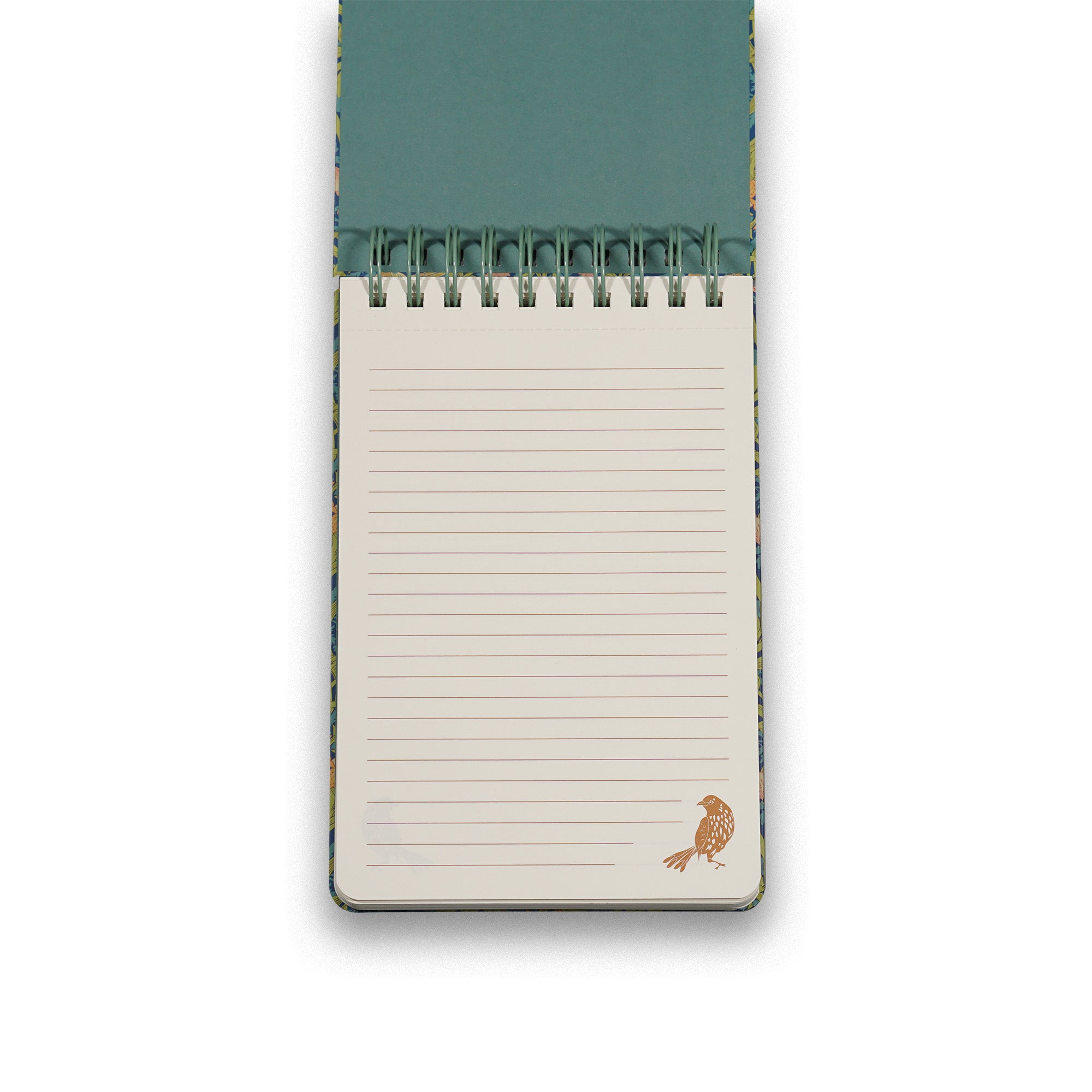Arts & Crafts Society Iris carnet spiralé A5 vert floral