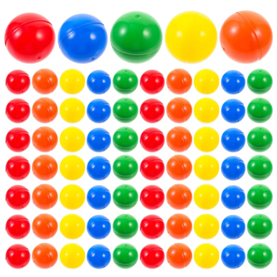 Alipis boules de loterie 32 mm ouvrables lot de 100