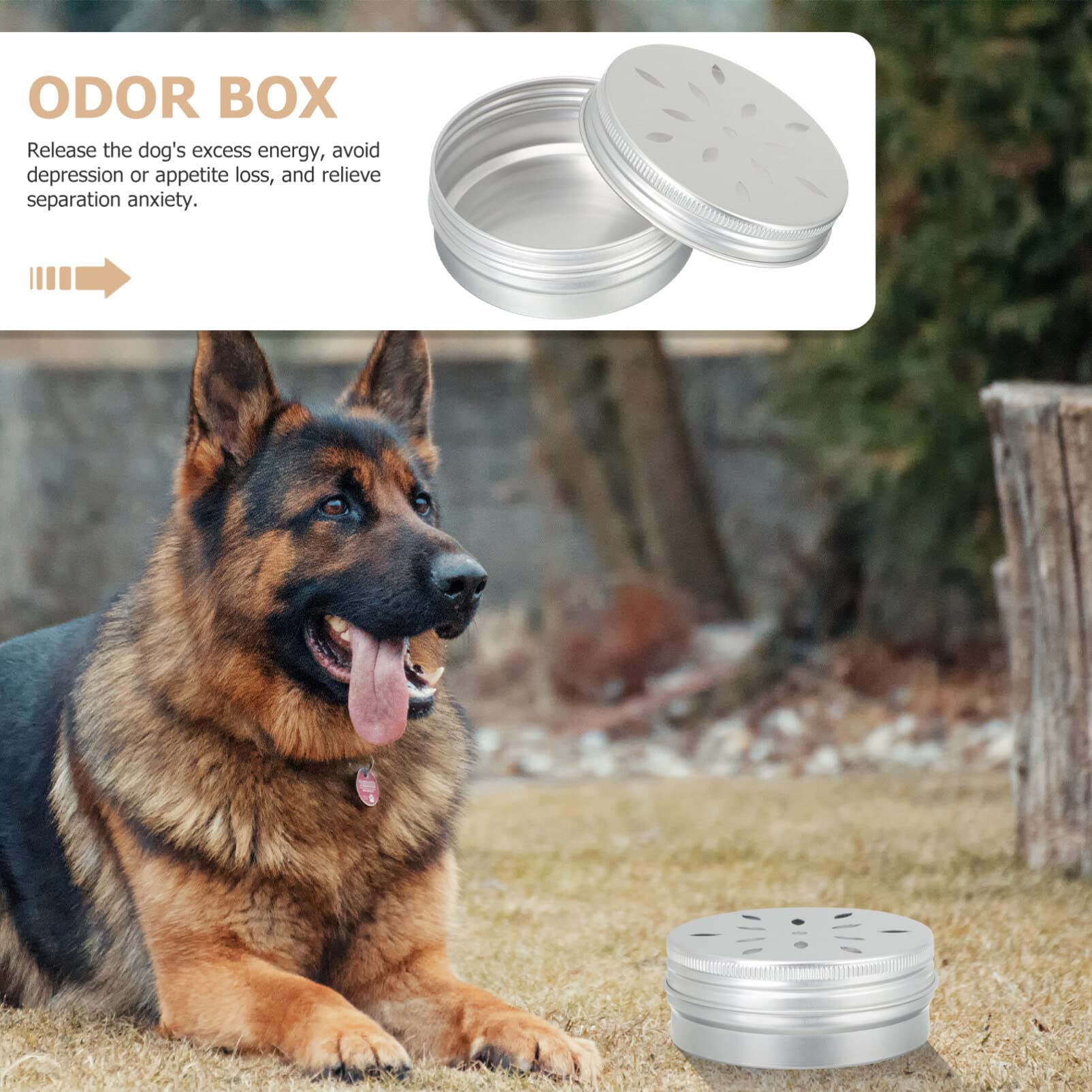 Alipis boîtes odeur dressage chien alu lot 10 rondes