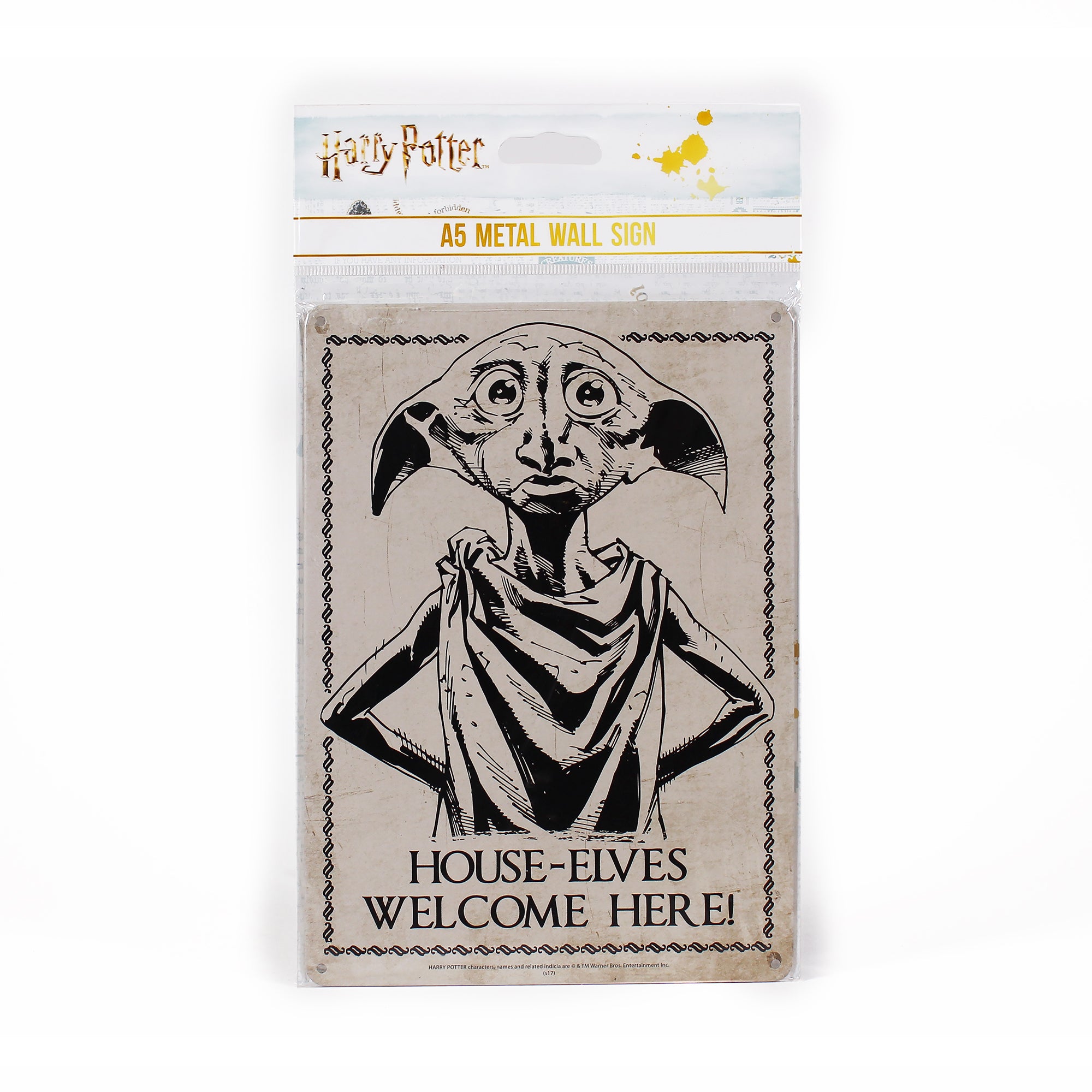 Half Moon Bay Harry Potter Dobby plaque métal A5