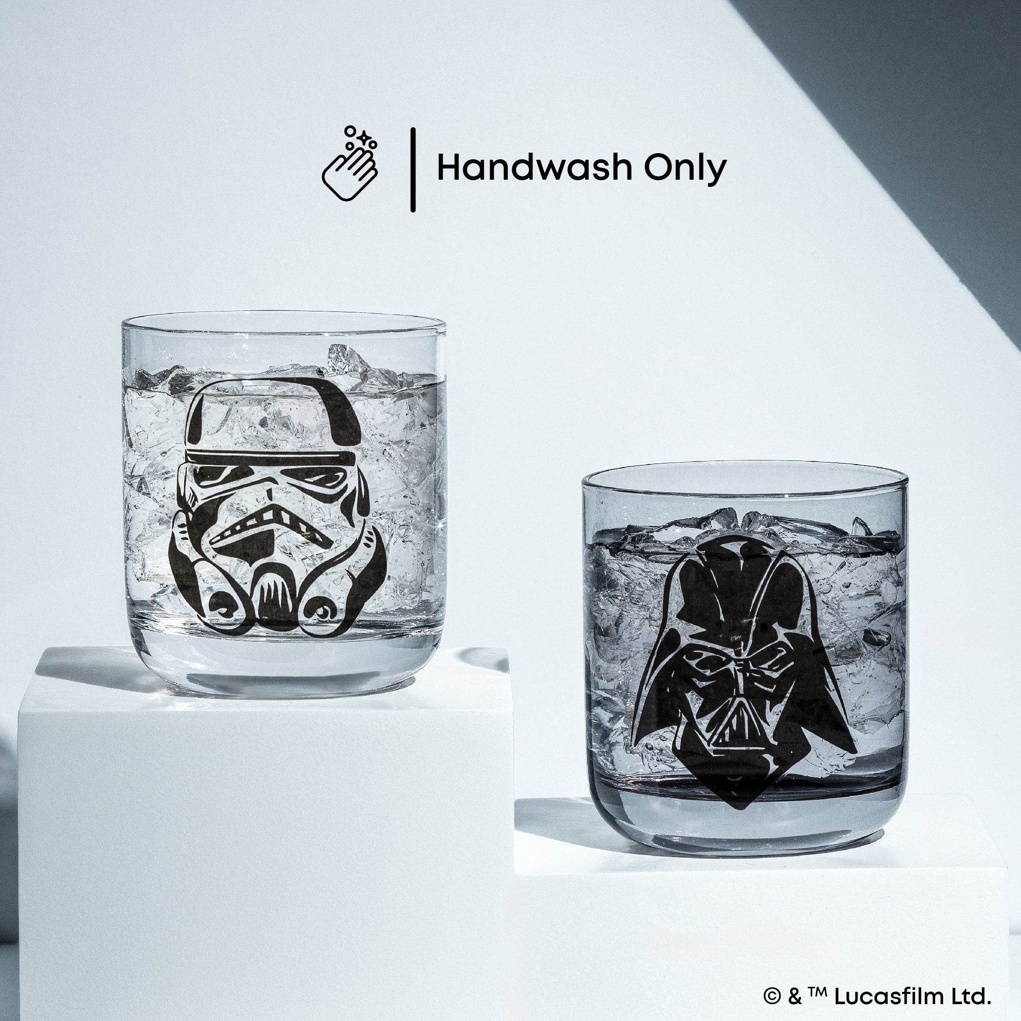 JoyJolt Star Wars Dark Side lot 2 verres courts 30 cl