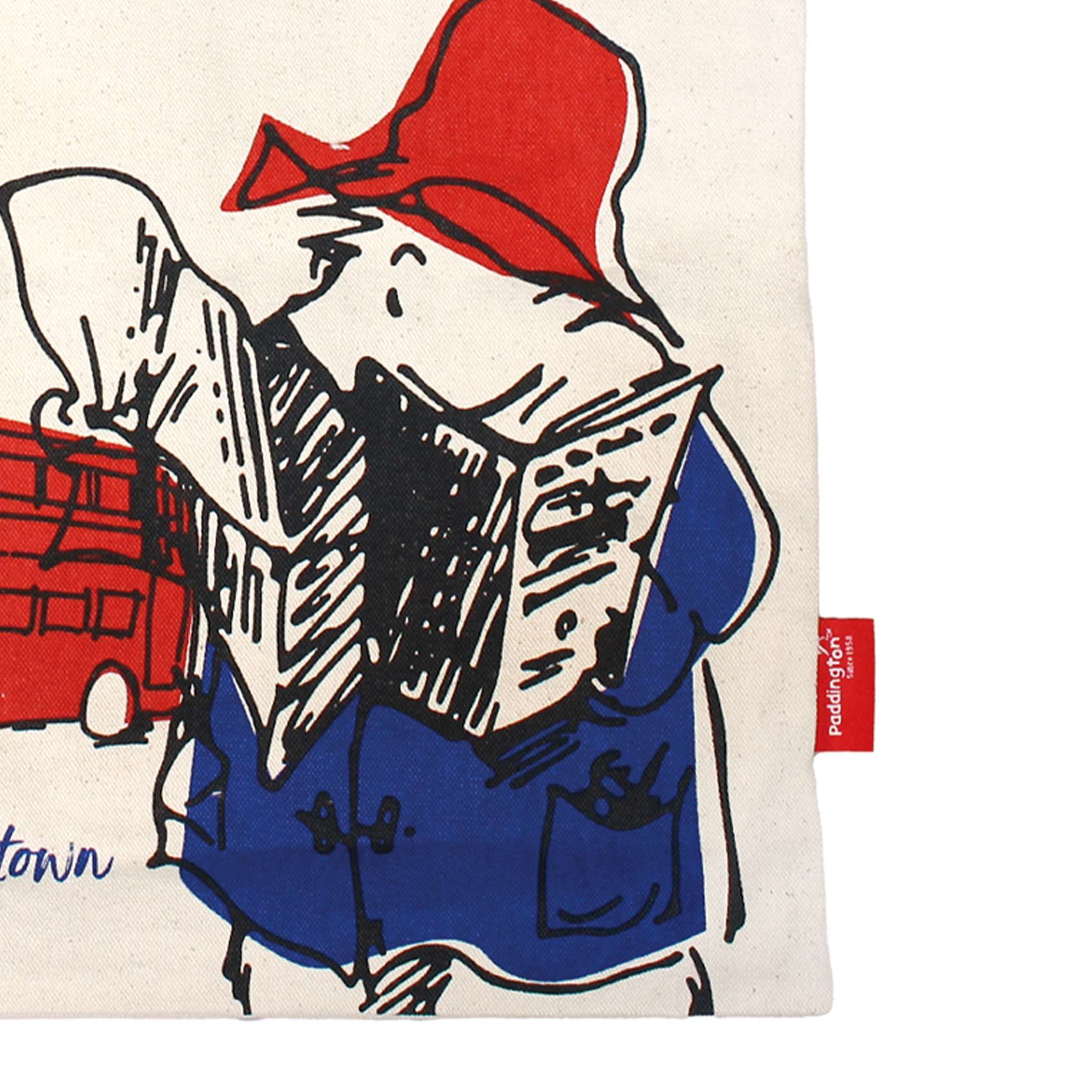 HMB Paddington Bear shopper coton recyclé blanc 48 cm