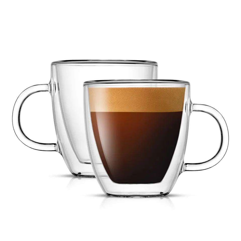 JoyJolt Savor verre espresso double paroi 16 cl lot 2