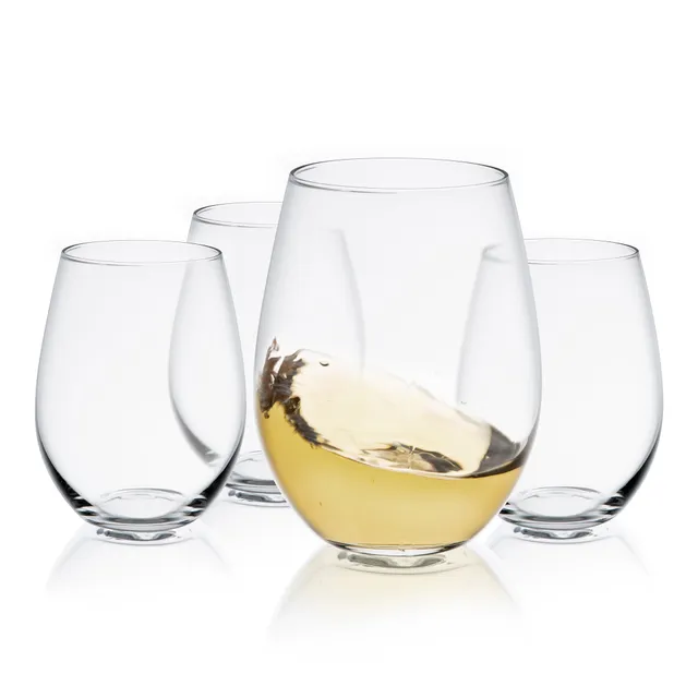 JoyJolt Spirits verres à vin sans pied lot de 8