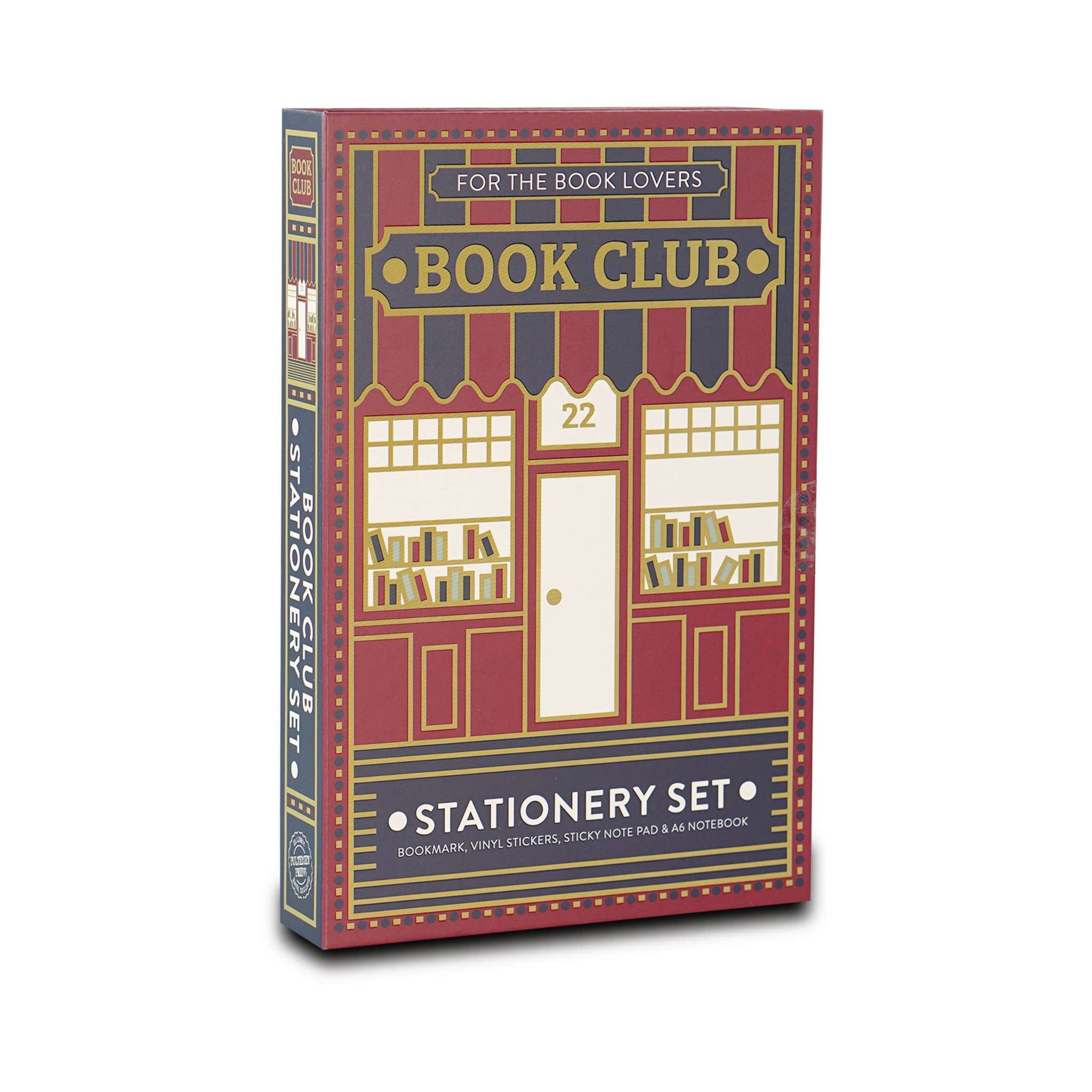 Pulteney Press Book Club coffret papeterie rouge